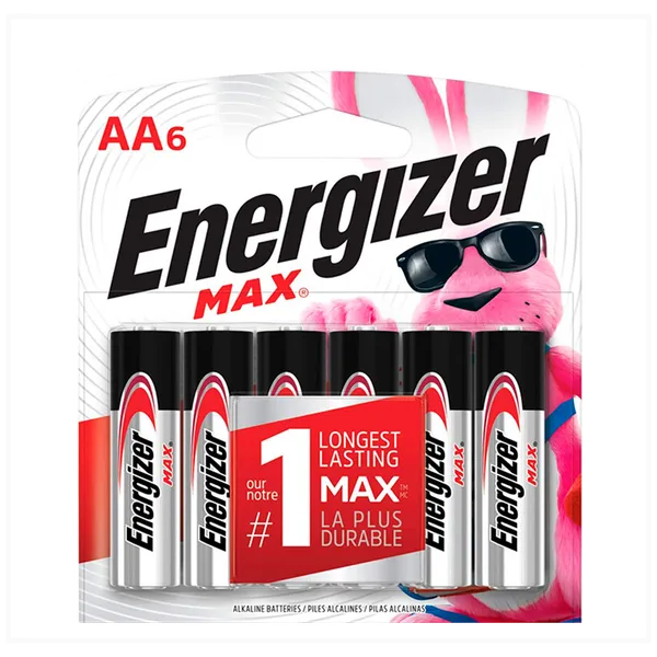 Pila Alcalina Energizer AA 6 Unds